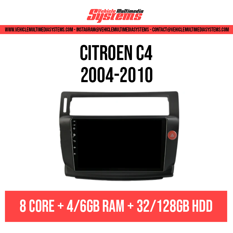 Citroen C4 | 2004-2010 | Android Screen
