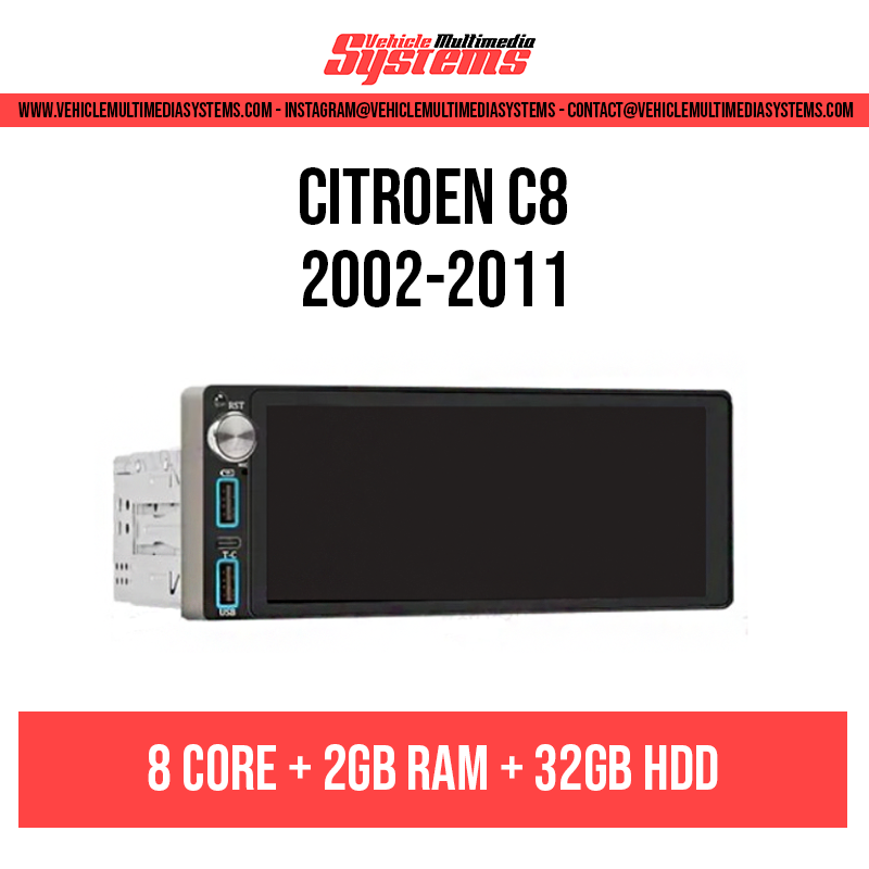 Citroen C8 | 2002-2011 | Android Screen