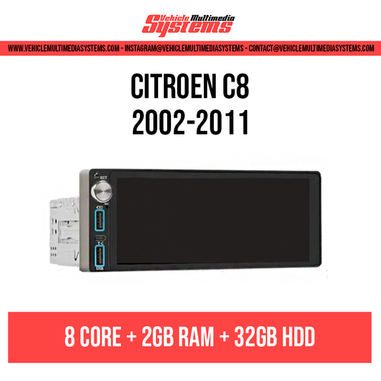 Citroen C8 | 2002-2011 | Android Screen