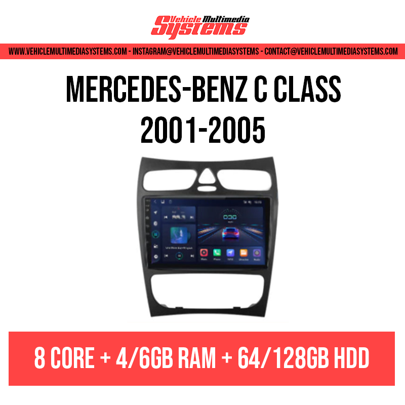 Mercedes-Benz Clase C | 2001-2005 | Pantalla Android