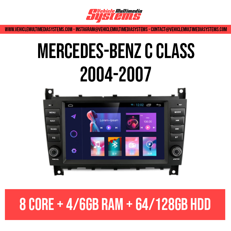 Mercedes-Benz Clase C | 2004-2007 | Pantalla Android