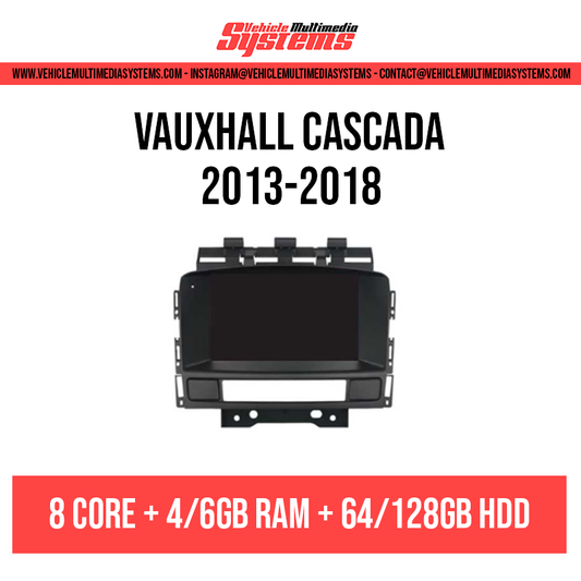 Vauxhall Cascada | 2013-2018 | Android Screen