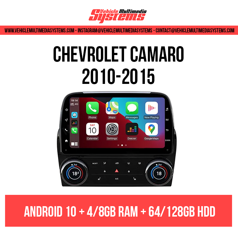 Chevrolet Camaro | 2010-2015 | Android Screen– Vehicle Multimedia Systems