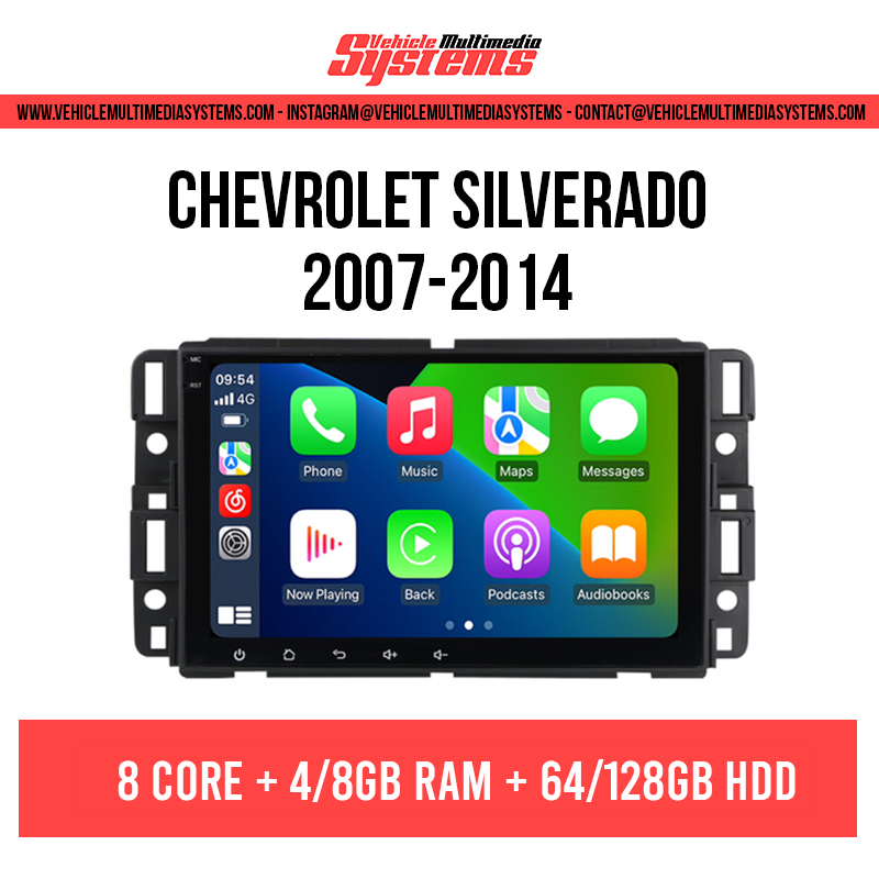 Chevrolet Silverado | 2007-2014 | Android Screen– Vehicle Multimedia ...
