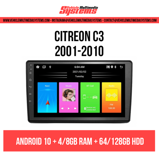 Citroen C3 | 2001-2010 | Android Screen