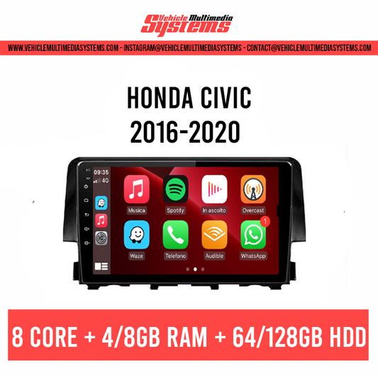 Honda Civic | 2016-2020 | Pantalla Android