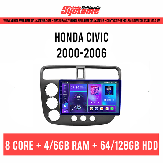 Honda Civic | 2000-2006 | Pantalla Android