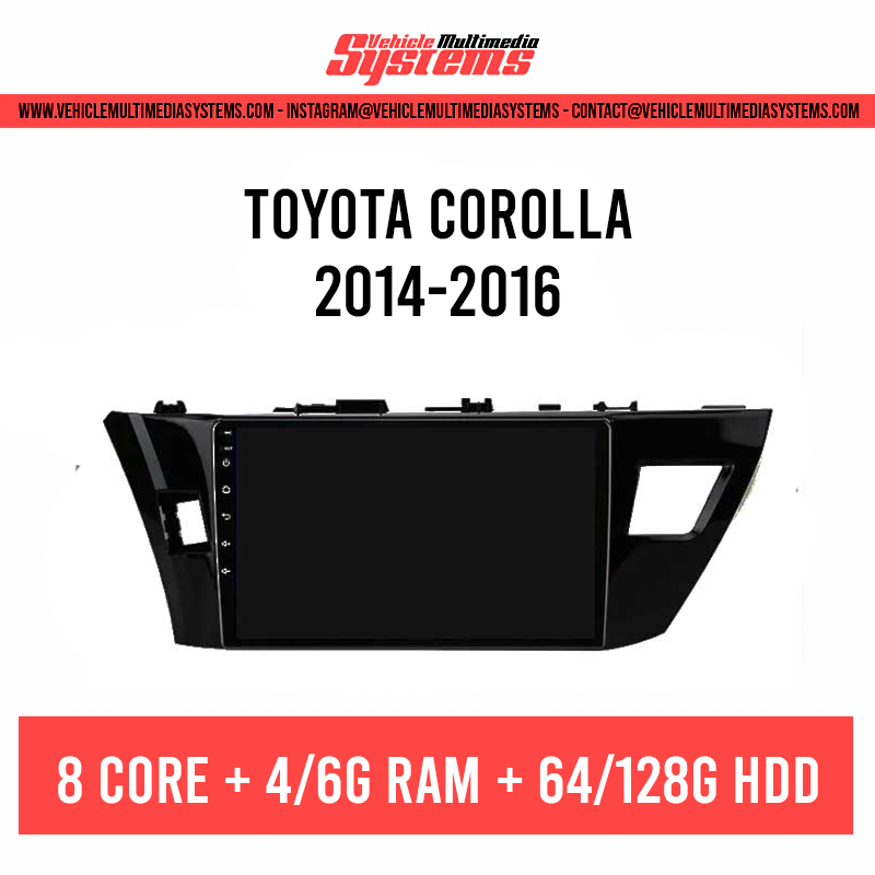 Toyota Corolla | 2014-2016 | Pantalla Android