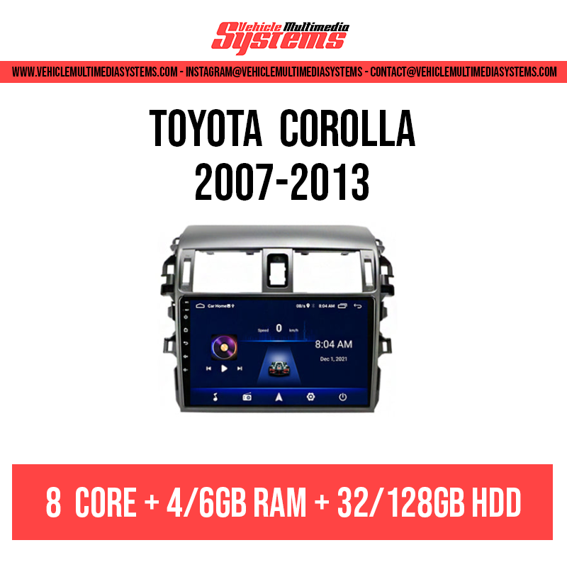 Toyota Corolla | 2007-2013 | Pantalla Android