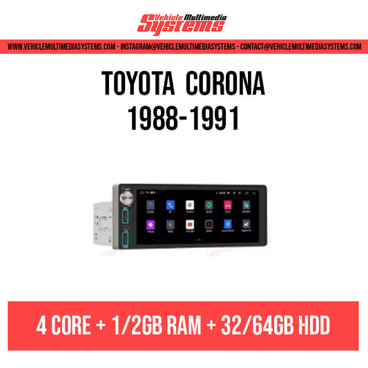 Toyota Corona | 1988-1991 | Android Screen