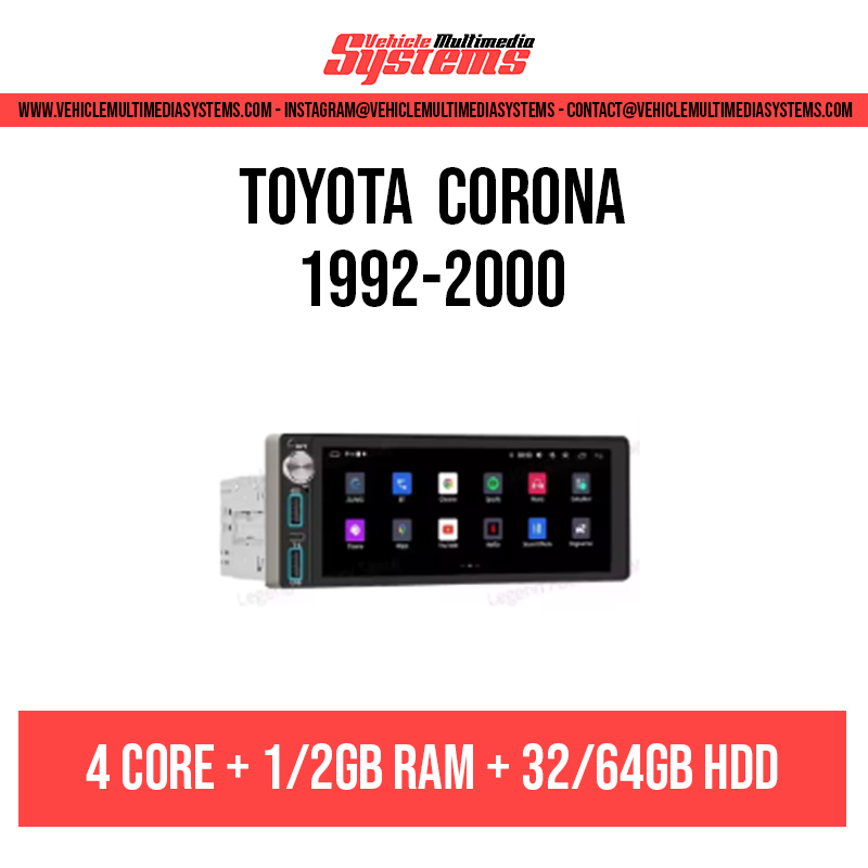 Toyota Corona | 1992-2000 | Android Screen