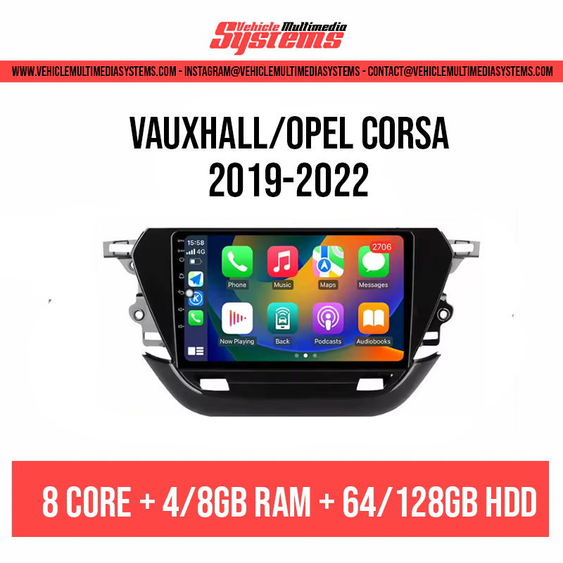 Vauxhall/Opel Corsa | 2019-2022 | Android Screen