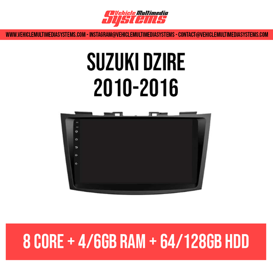 Suzuki Dzire | 2010-2016 | Android Screen