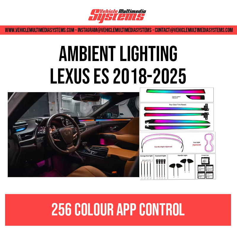 Lexus ES | 2018-2025 | OEM Style Ambient Lighting Kit