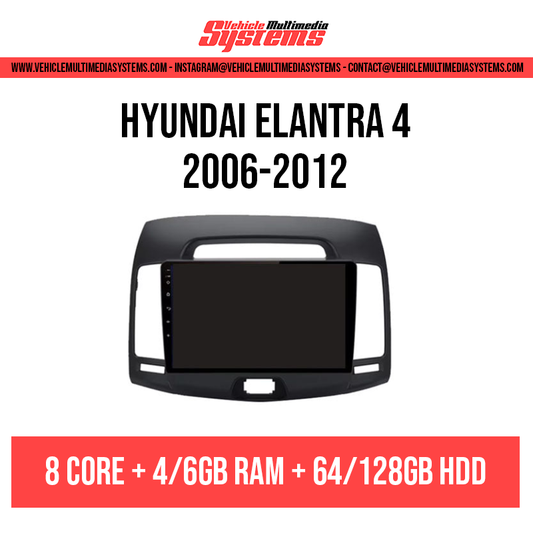 Hyundai Elantra 4 | 2006-2012 | Android Screen