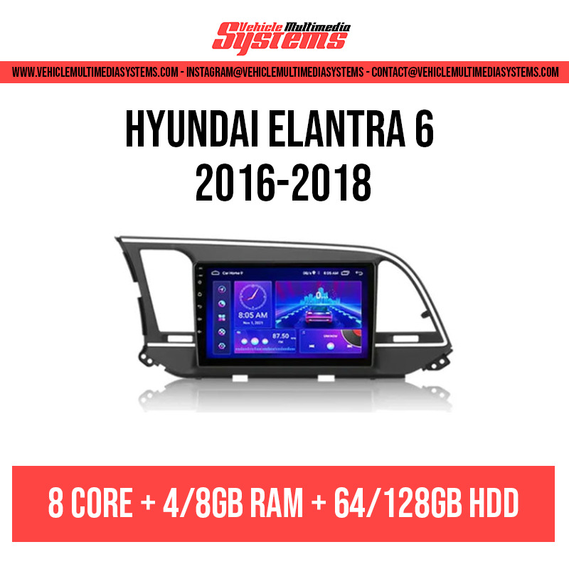 Hyundai Elantra 6 | 2016-2018 | Android Screen