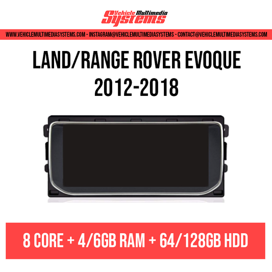 Land Rover Range Rover Evoque | 2012-2018 | Pantalla Android + Panel AC 