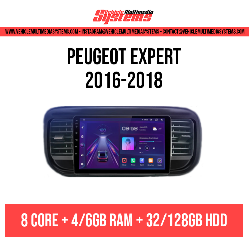 Peugeot Expert | 2016-2018 | Android Screen