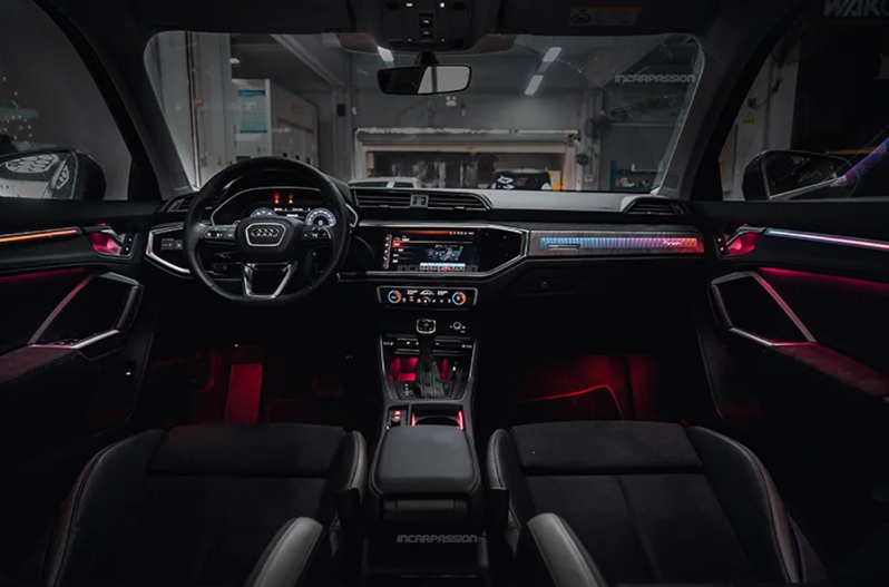 Audi Q3 F3 OEM Style Ambient Lighting Kit Vehicle Multimedia Systems Audi Q3 F3 OEM Style Ambient Lighting Kit Vehicle Multimedia Systems
