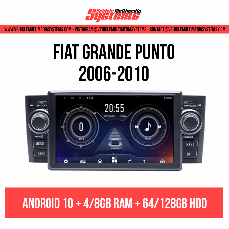 Fiat Grande Punto | 2006-2010 | Android Screen VMS