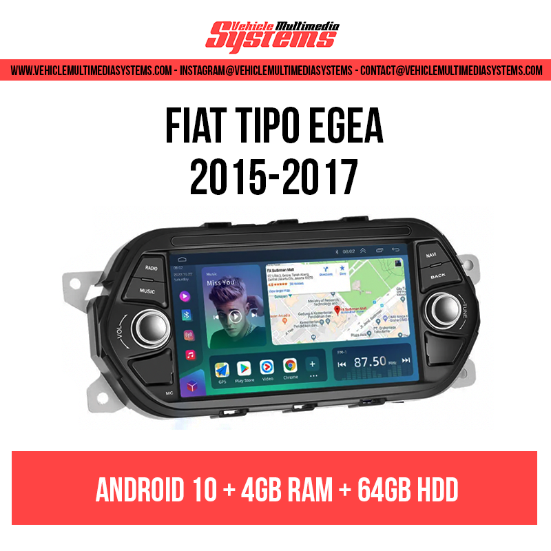 Fiat Tipo Egea | 2015-2017 | Android Screen