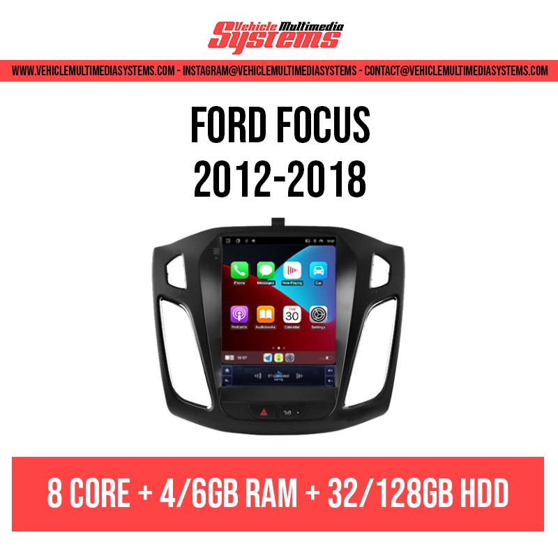 Ford Focus | 2012-2018 | Android Screen | Tesla Style