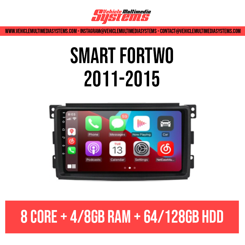 Smart Fortwo | 2011-2015 | Android Screen