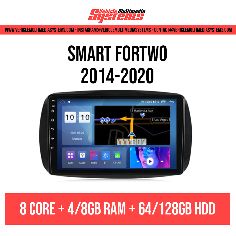 Smart Fortwo | 2014-2020 | Android Screen