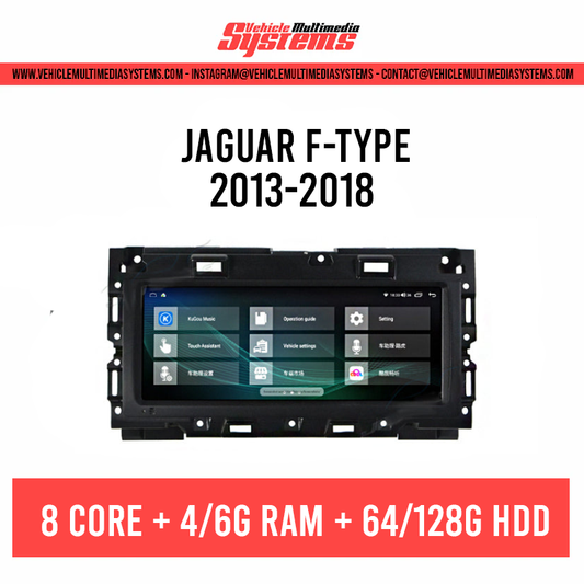Jaguar F-Type | 2013-2018 | Android Screen