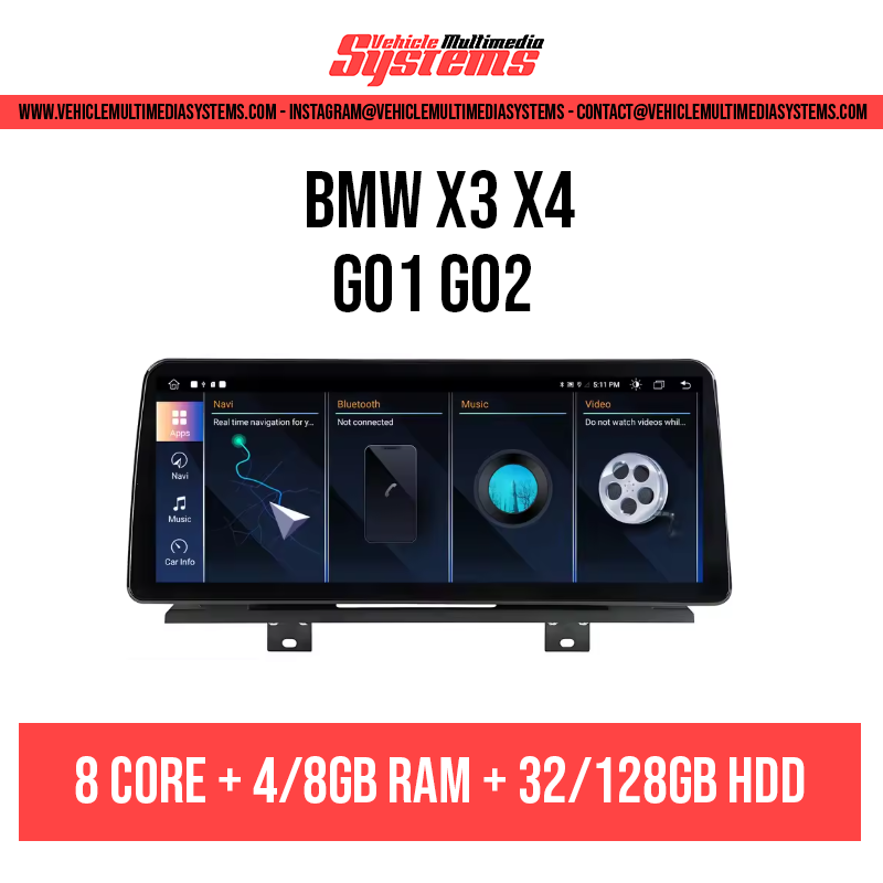 BMW X3 X4 | G01 G02 2018-2022 | Android Screen | EVO