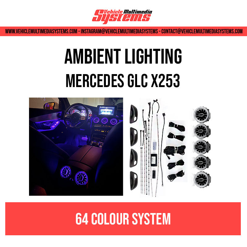 Mercedes-Benz GLC | X253 | Ambient Lighting Kit – Vehicle Multimedia