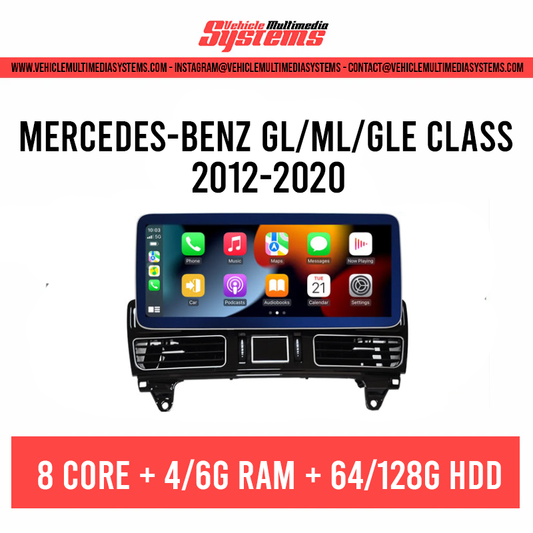 Mercedes-Benz GL/ML/GLE-Class | 2012-2020 | Android Screen