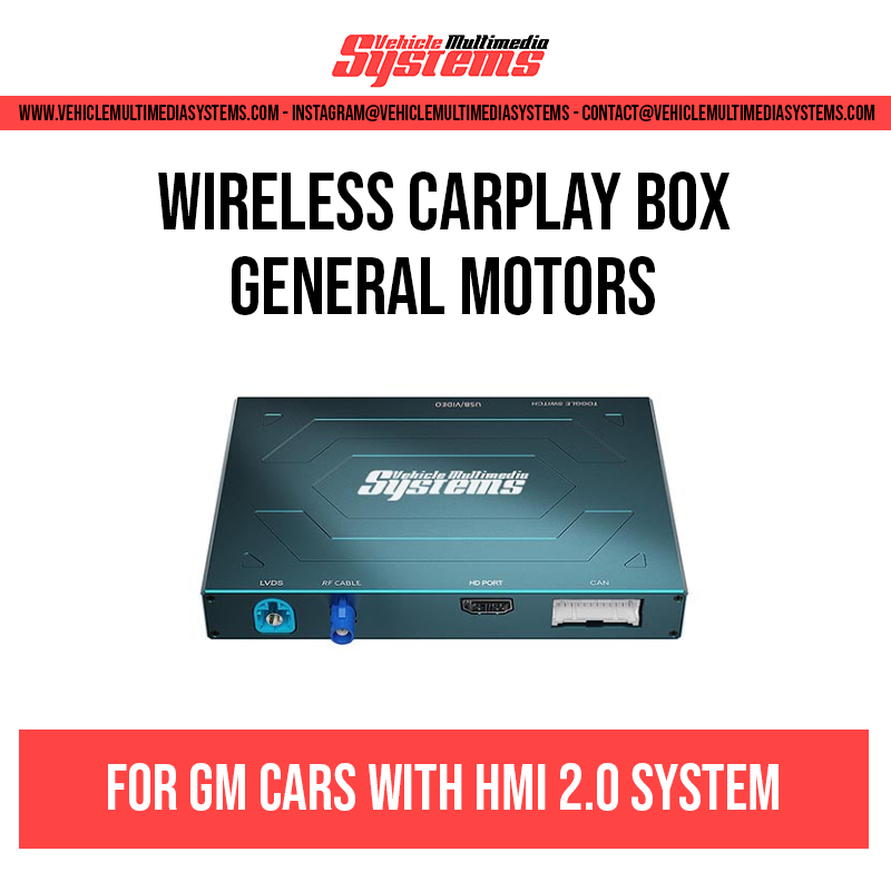 General Motors | Wireless Carplay Box | For Cadillac, Chevrolet, GMC and Buick
