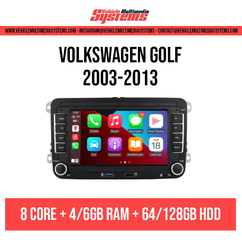 Volkswagen Golf | 2003-2013 | Android Screen– Vehicle Multimedia Systems