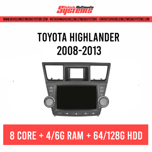 Toyota Highlander | 2008-2013 | Android Screen