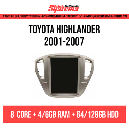 Toyota Highlander | 2001-2007 | Android Screen