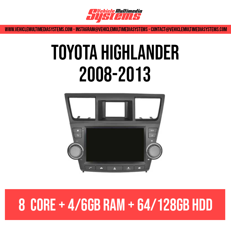 Toyota Highlander | 2008-2013 | Android Screen