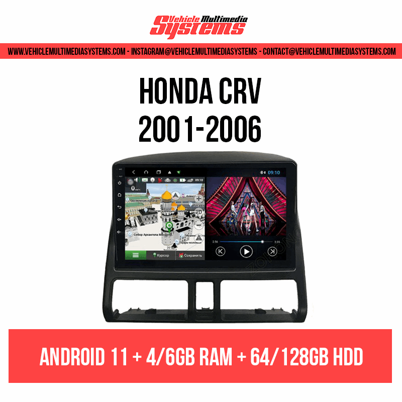 Honda CR-V | 2001-2006 | Android Screen VMS
