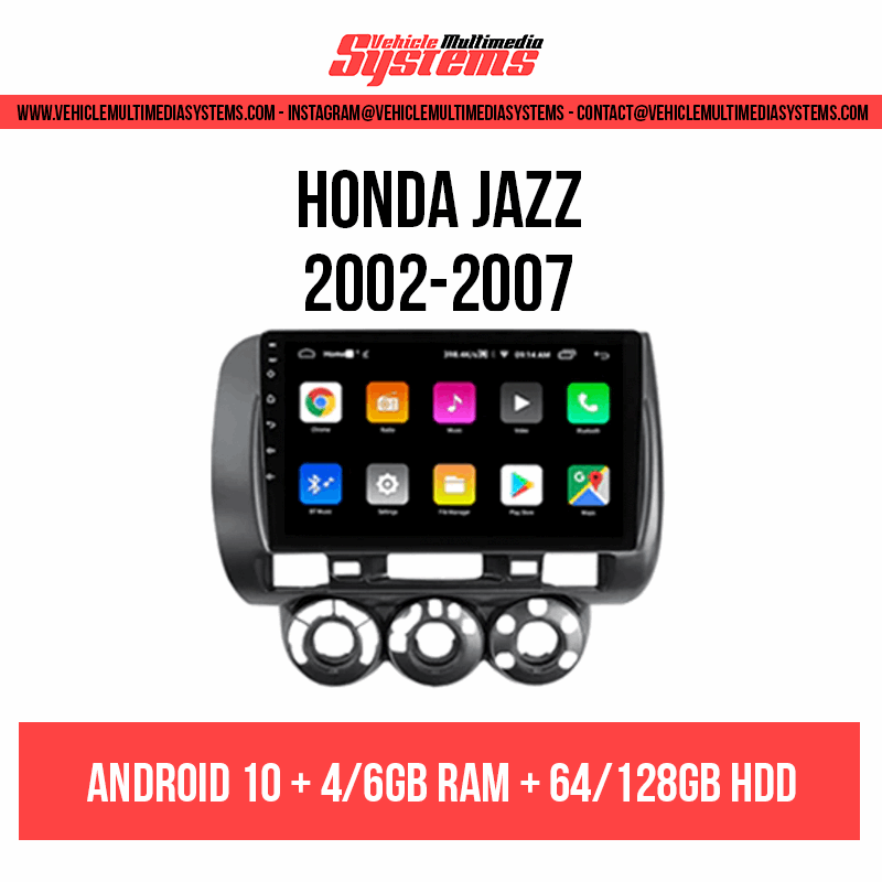 Honda Jazz | 2002-2007 | Android Screen VMS