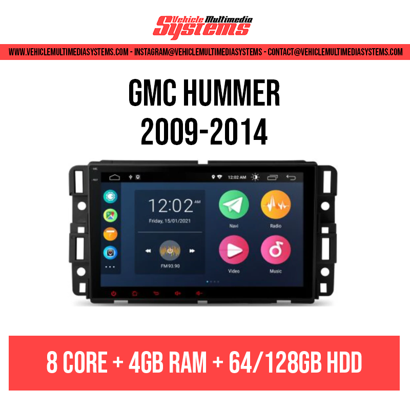 GMC Hummer | 2014-2018 | Android Screen– Vehicle Multimedia Systems