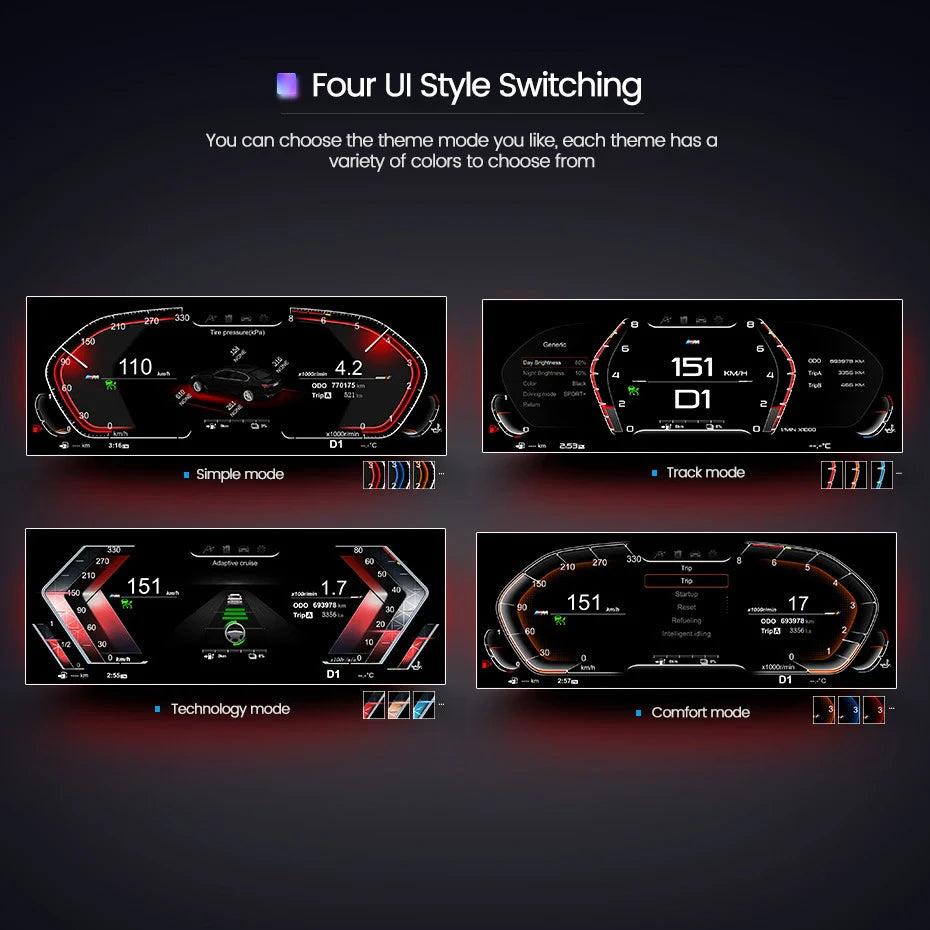 BMW 1 & 2 Series & X1 & X2  | F Series | Digital Cluster