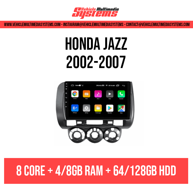 Honda Jazz | 2002-2007 | Pantalla Android
