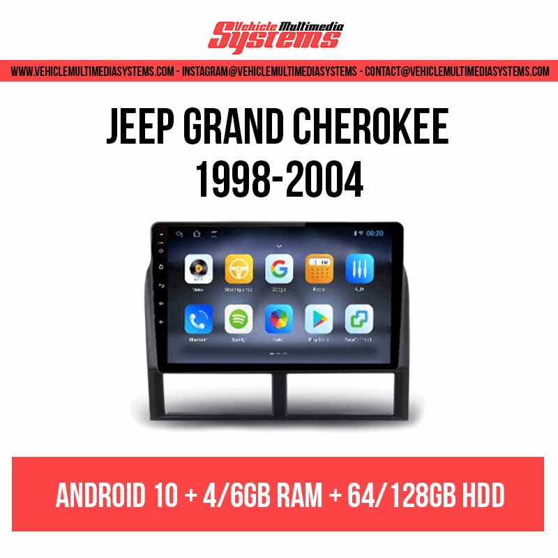 Jeep Grand Cherokee | 1998-2004 | Android Screen VMS