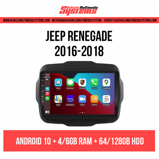 Jeep Renegade | 2016-2018 | Android Screen VMS