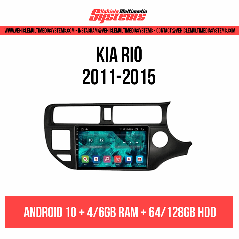 Kia Rio | 2011-2015 | Android Screen– Vehicle Multimedia Systems