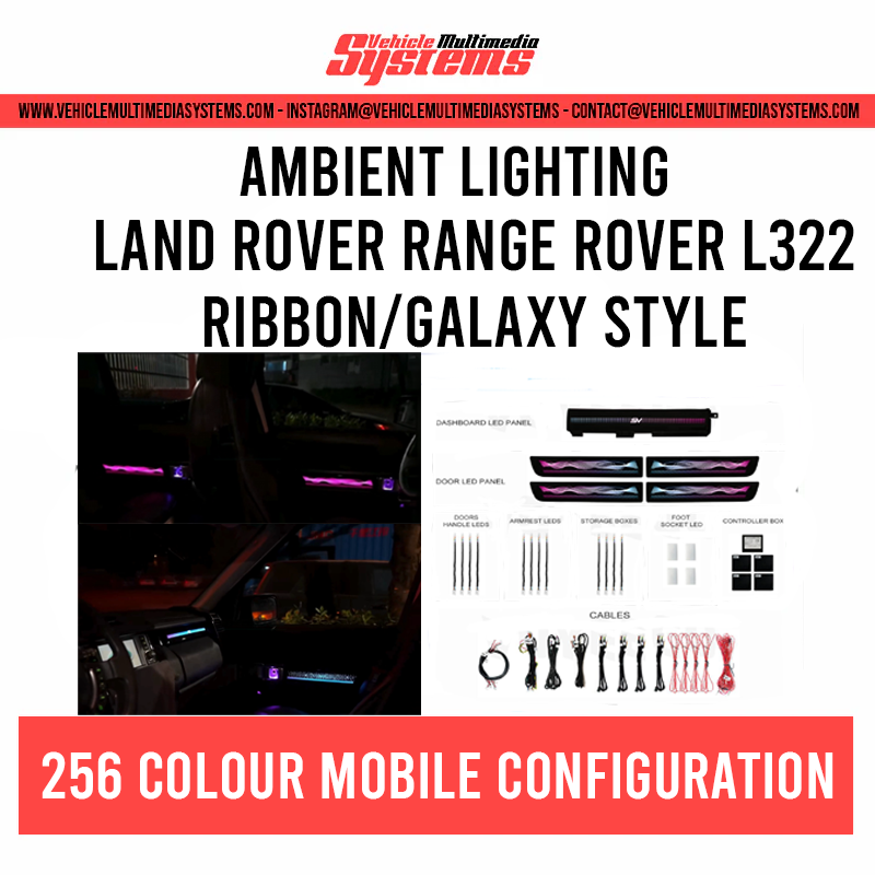 Land Rover Range Rover | L322 | Ribbon/Galaxy Style Ambient Lighting K ...