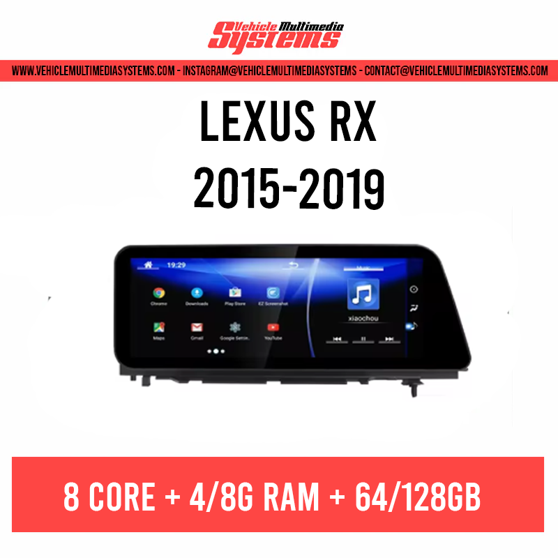 Lexus RX | 2015-2019 | Android Screen– Vehicle Multimedia Systems