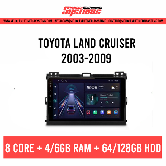 Toyota Land Cruiser | 2003-2009 | Android Screen