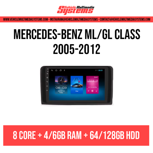 Mercedes-Benz Clase GL/ML/GLE | 2012-2020 | Pantalla Android