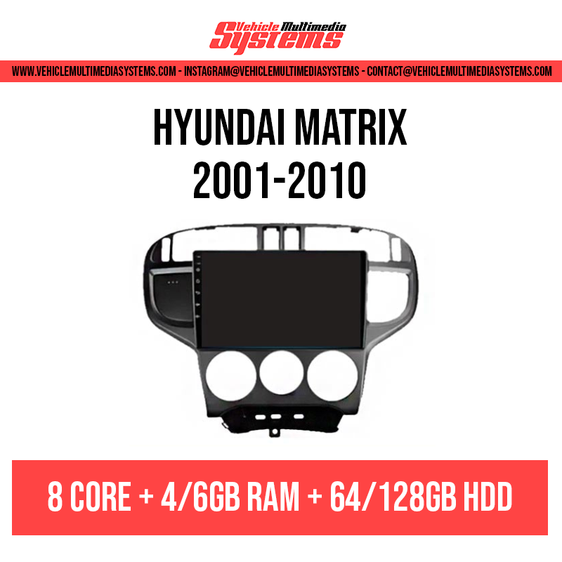 Hyundai Matrix | 2001-2010 | Android Screen